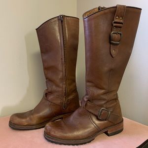 Madden by Steve Madden leather riding boots